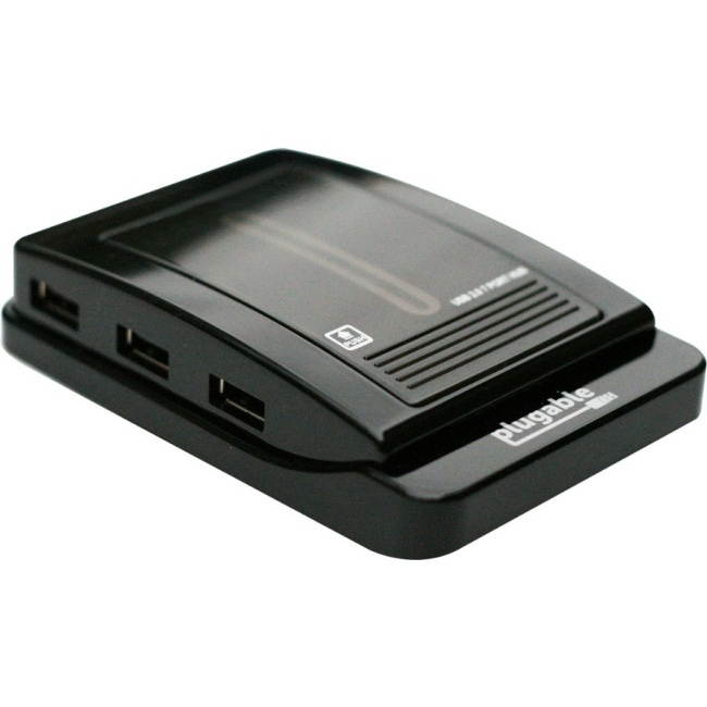 Plugable Usb 2.0 7-Port Hub With 15W Power Adapter