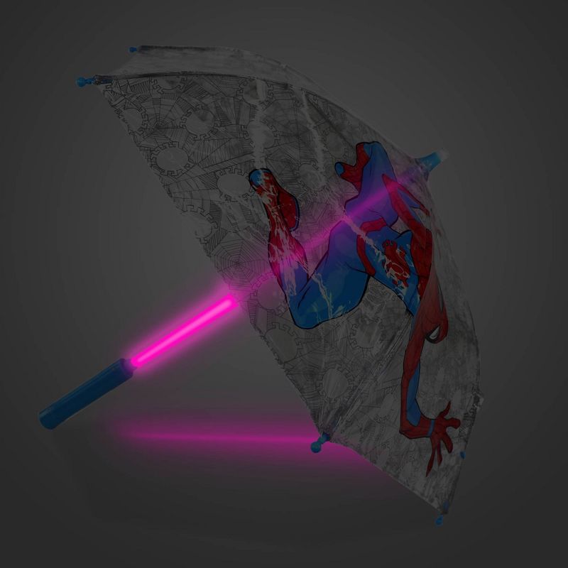 Boys' Marvel Spider-Man Stick Umbrella - White - Disney Store