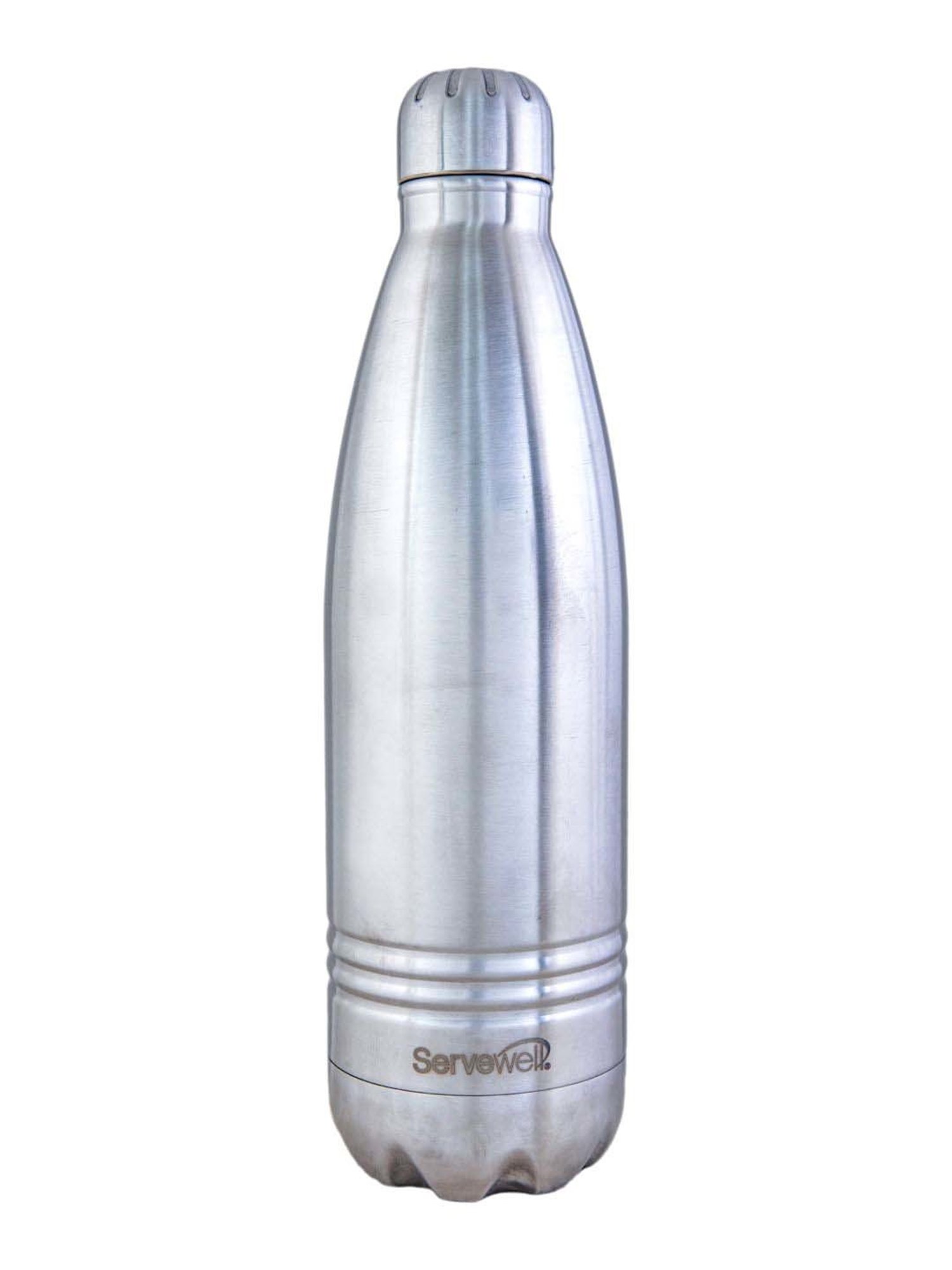 Servewell Silver Steel Indus Vacuum Bottle (1 L)