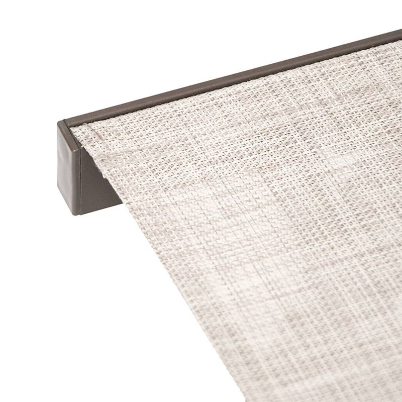 Outdoor Aluminum Adjustable Chaise Lounge Chair with Arms - Beige - Crestlive Products