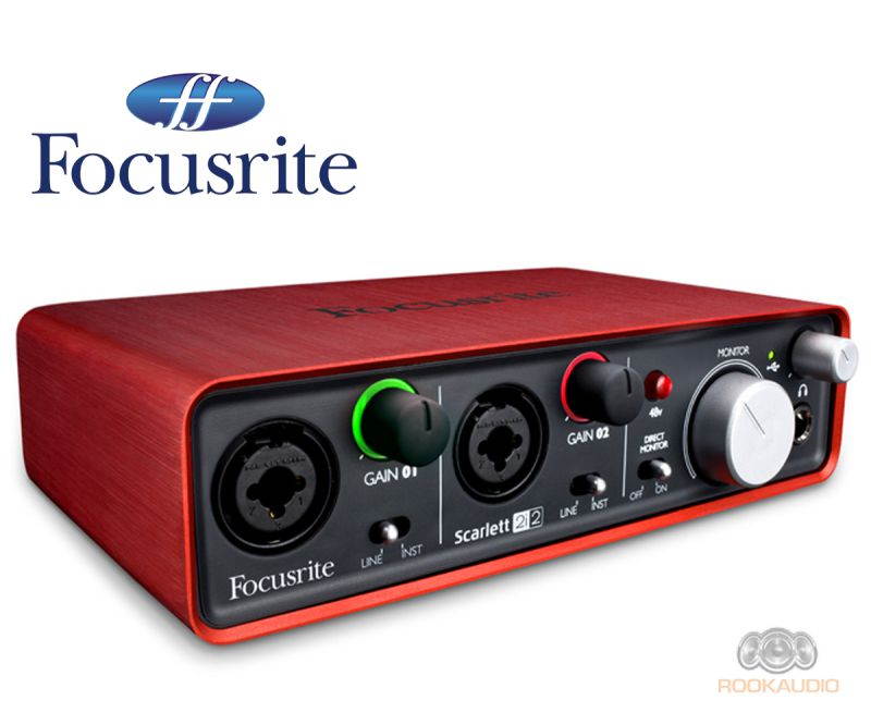 Focusrite Scarlett 2i2 USB Audio Recording Interface