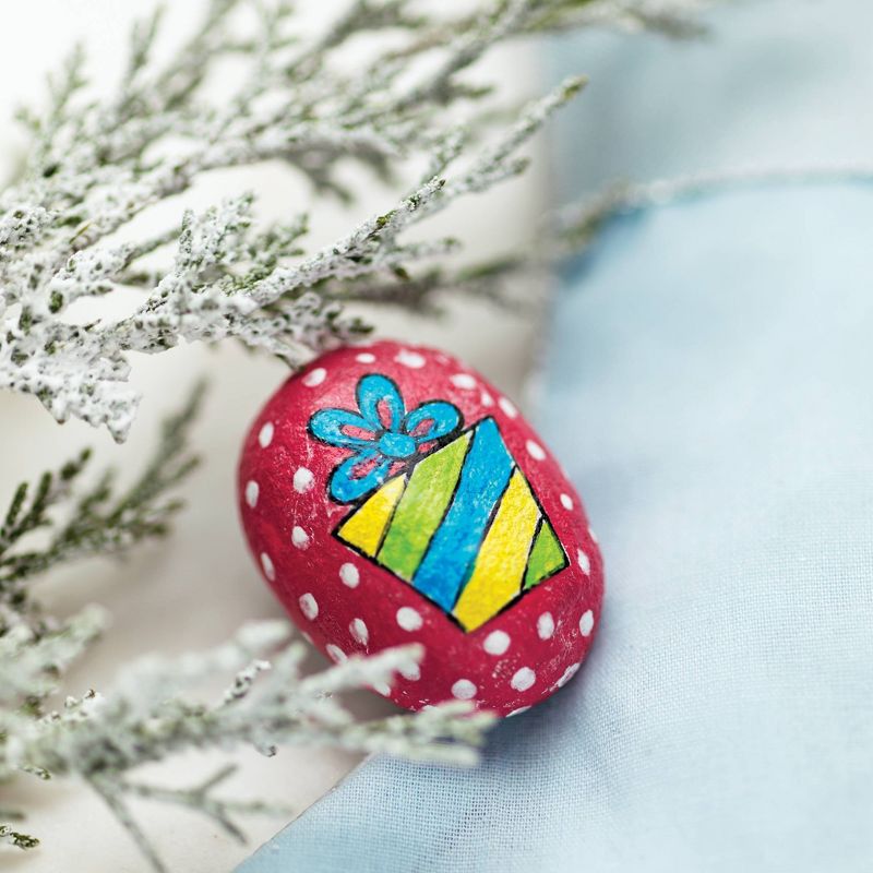 Creativity for Kids Holiday Hide & Seek Rock Painting Kit