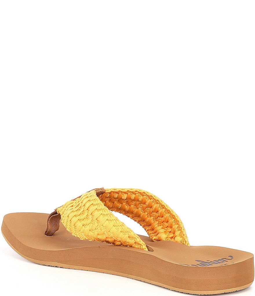 Reef Cushion Threads Woven Flip Flops