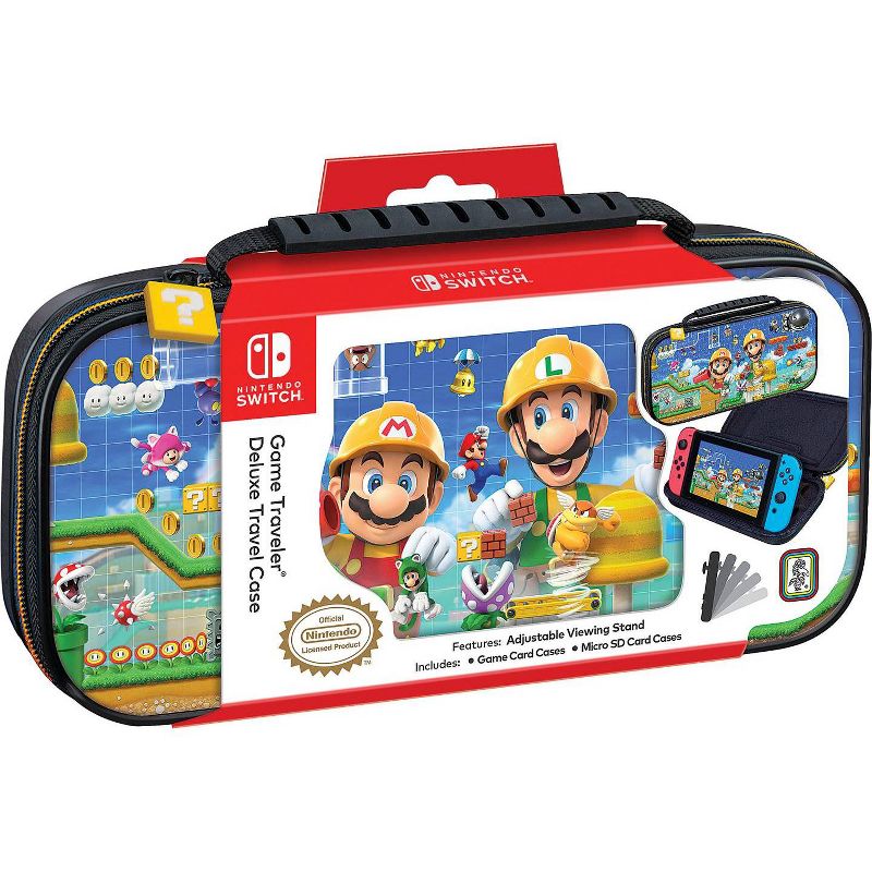 Nintendo Switch Game Traveler Deluxe Travel Case: Super Mario Maker 2