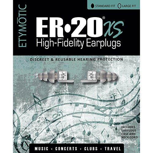 Etymotic Research ER20XS-CCC-P High-Fidelity Earplugs / Large Fit  / 1 Pair