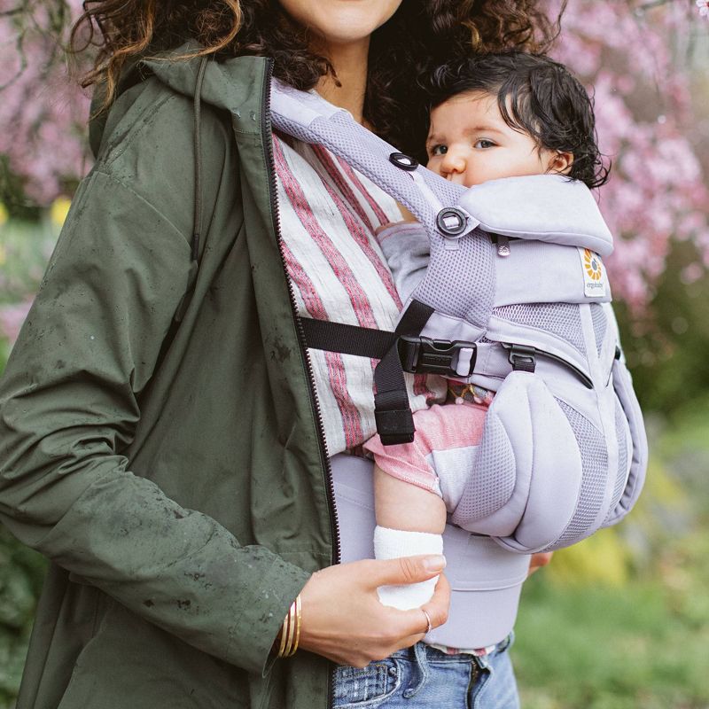 Ergobaby Omni 360 Cool Air Mesh Baby Carrier - Lilac Gray