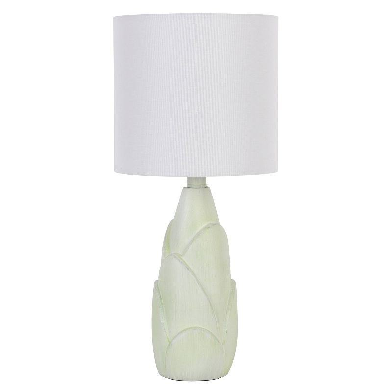 Resin Organic Table Lamp Silver - Decor Therapy