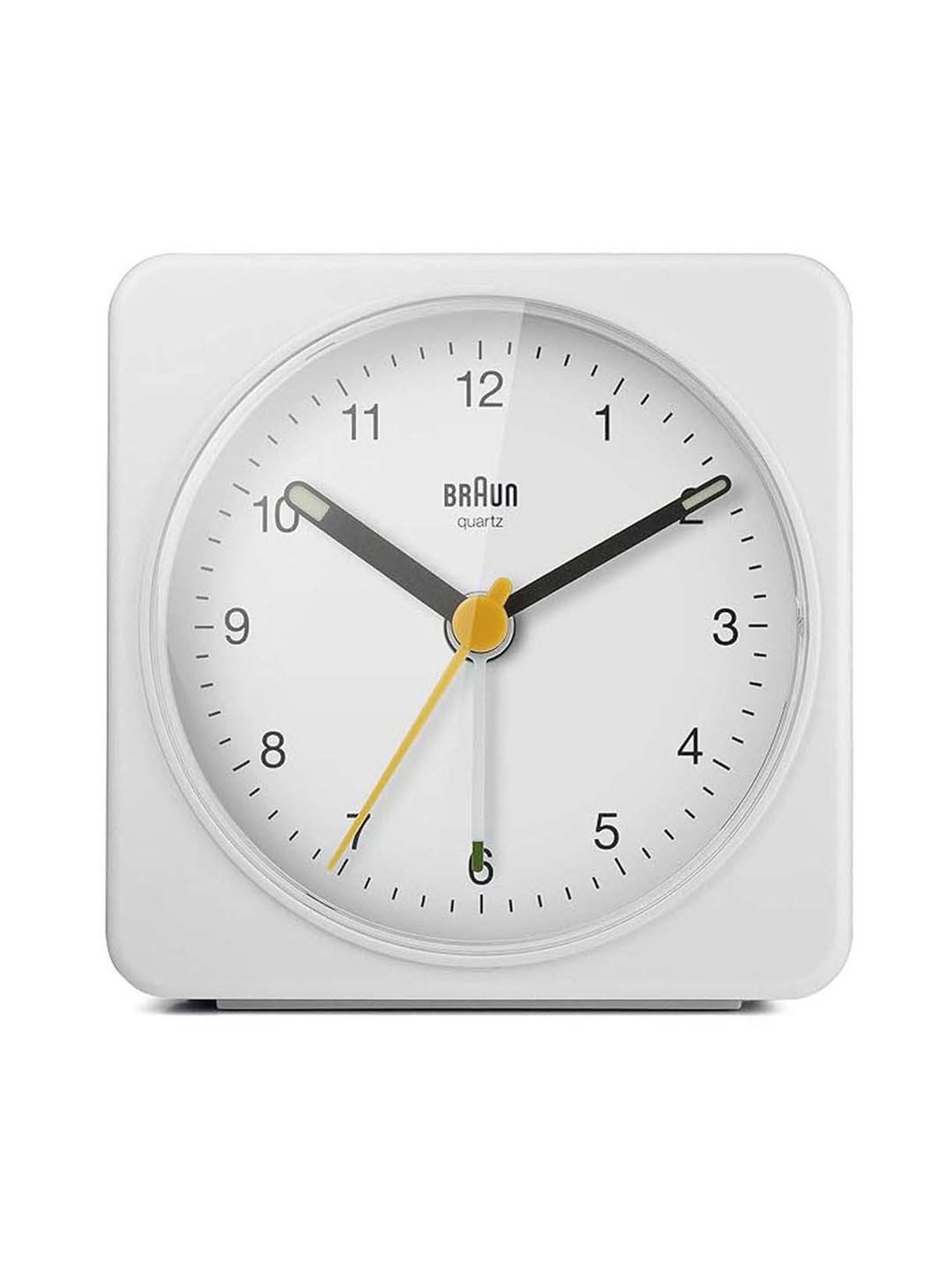 Braun Black Classic Large Analog Wall Clock With Silent Sweep Movement