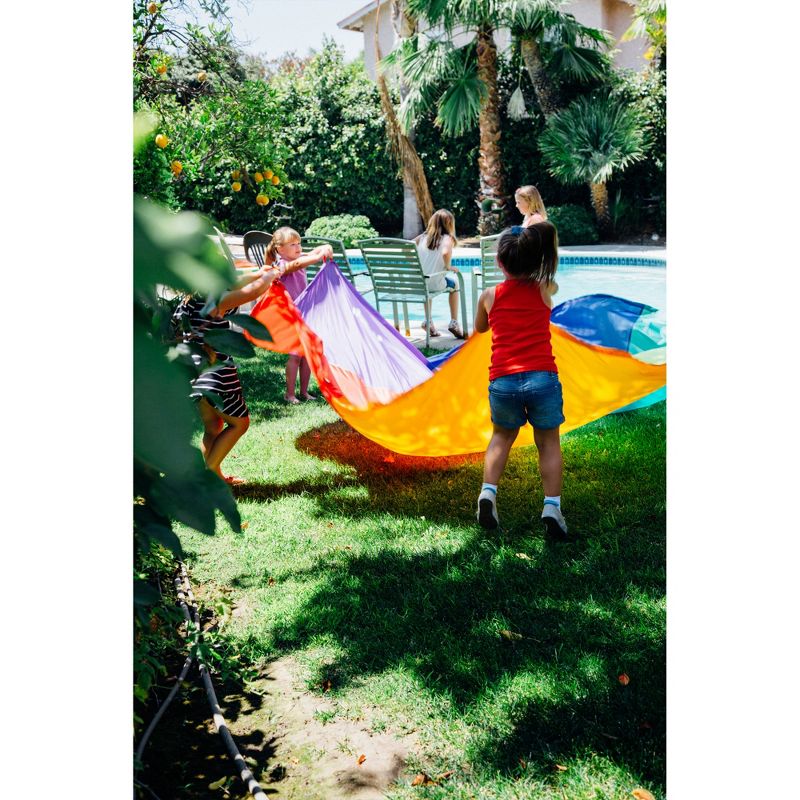 Pacific Play Tents Kids Play Parachute With Mesh Basket Center 12 Ft