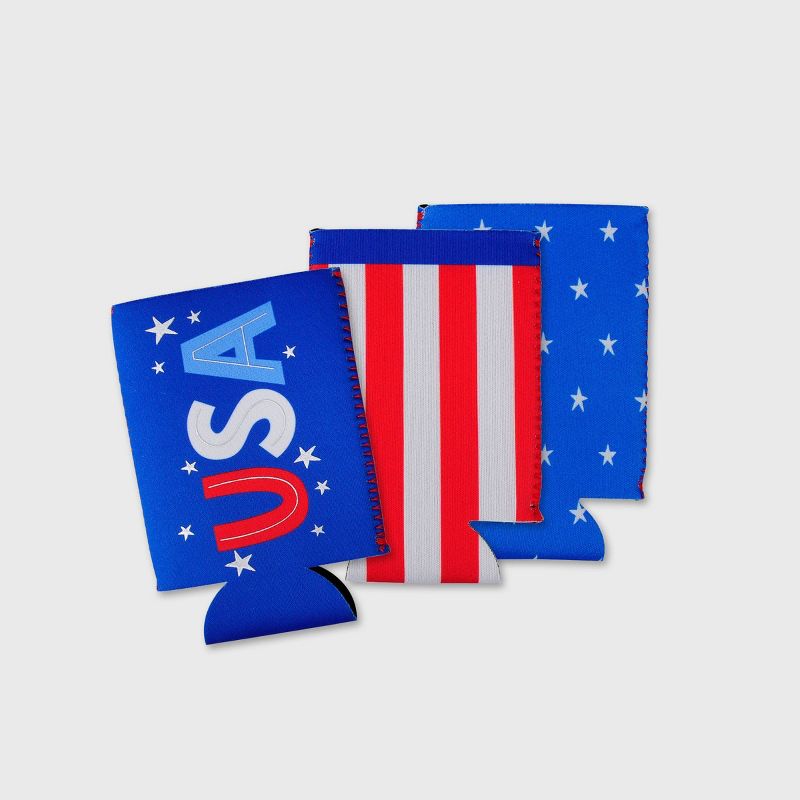 12ct Can Cooler Star/Stripes/USA - Bullseye's Playground™