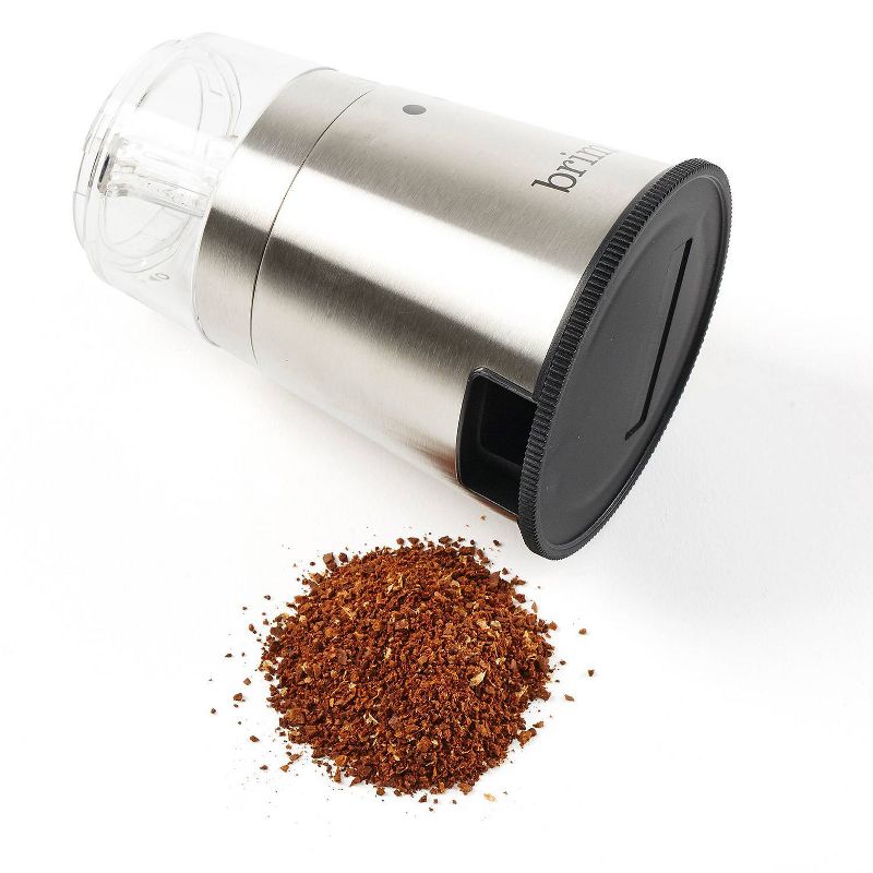 Brim Electric Handheld Coffee Grinder - Silver