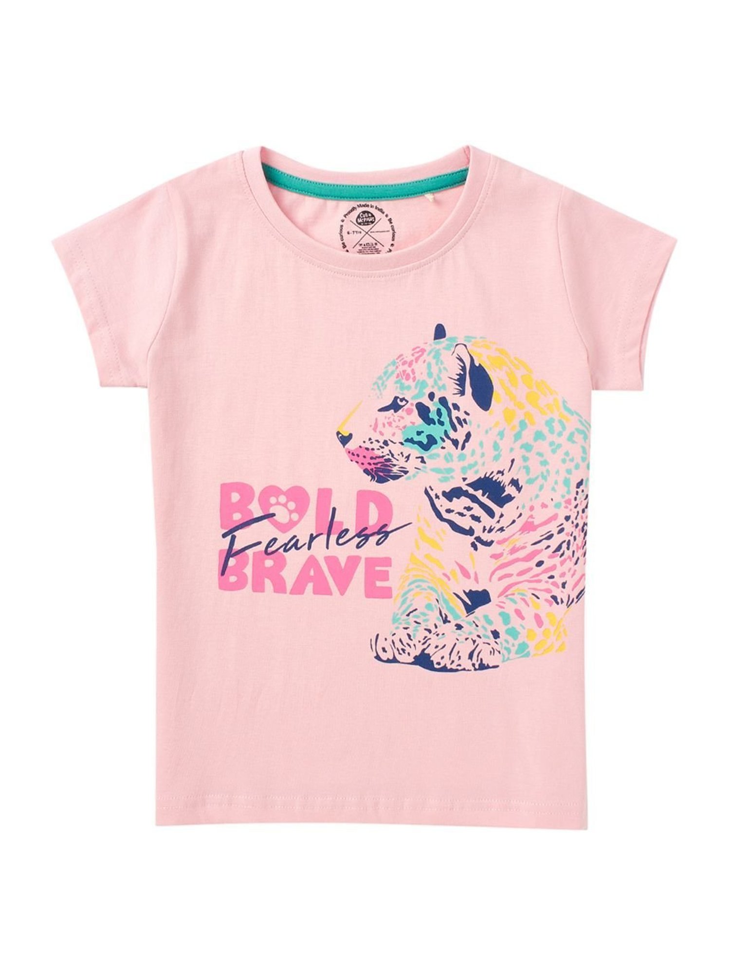 Cub McPaws Kids Multicolor Cotton Printed T-Shirt (Pack of 3)