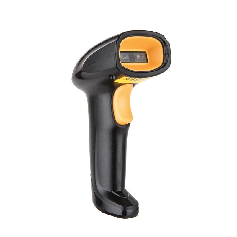 Plugadget USB 1D Laser Barcode Scanner Wired Handheld Automatic Barcode Reader Black for Store Supermarket Warehouse