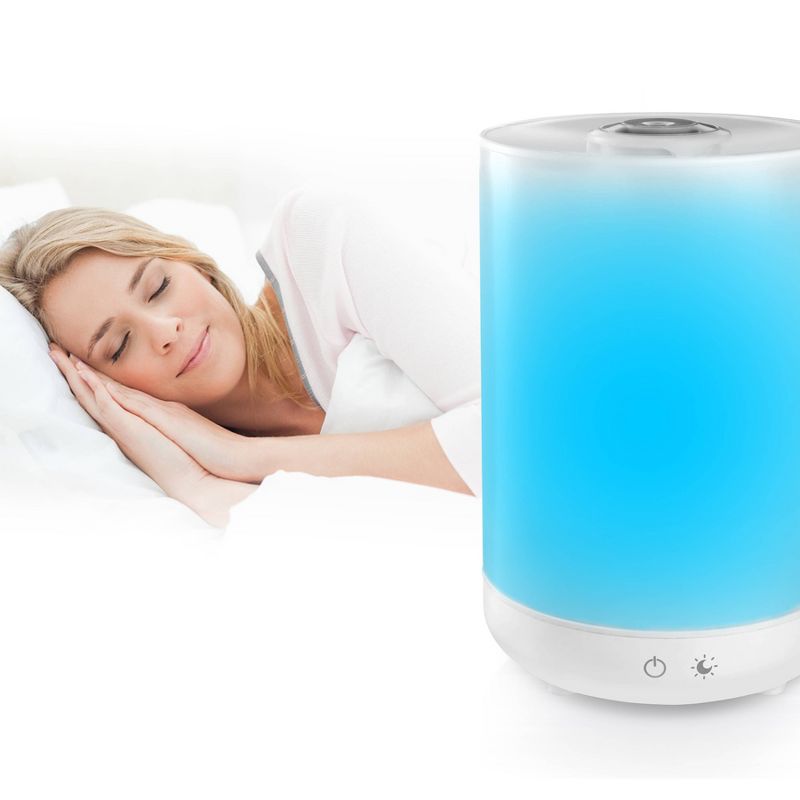 Bell + Howell Top Fill Ultrasonic Aroma Diffusing Color Changing Humidifier