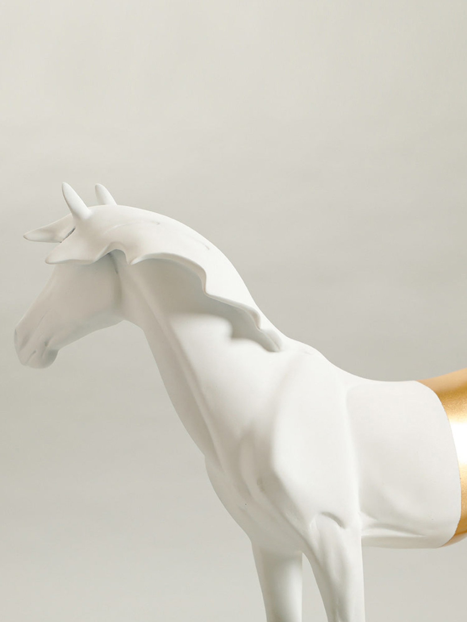 Tayhaa Brown Resin Fiery Tiger Head Showpiece