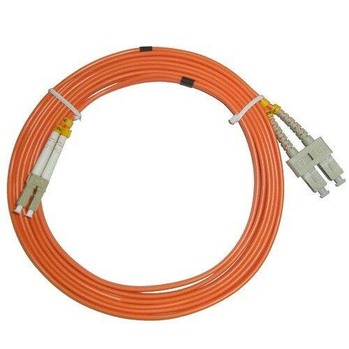 LC to SC Fiber Patch Cable Cord Jumper Duplex MM 62/125 2M -21133