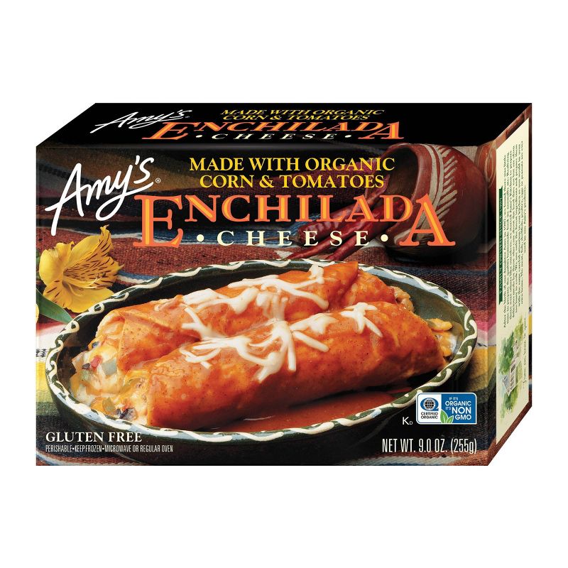 Amy's Organic Corn & Tomatoes Frozen Enchilada - 9oz