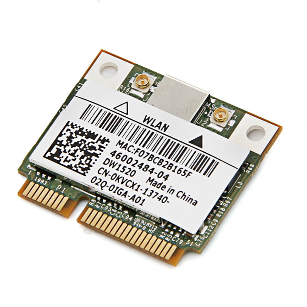 DELL DW1520 BCM4322 Wireless 802.11b/g/n Half Mini PCI-E BCM943224HMS WiFi Card