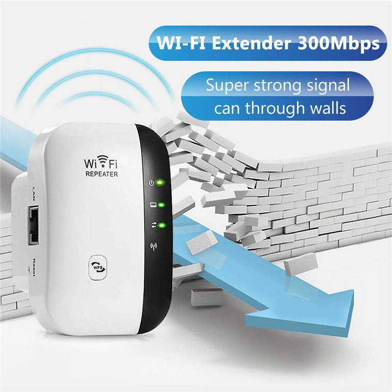 Wifi Repeater Signal Amplification Repeater Wireless Router Range Extender 300Mbps Amplifier WiFi Boosters
