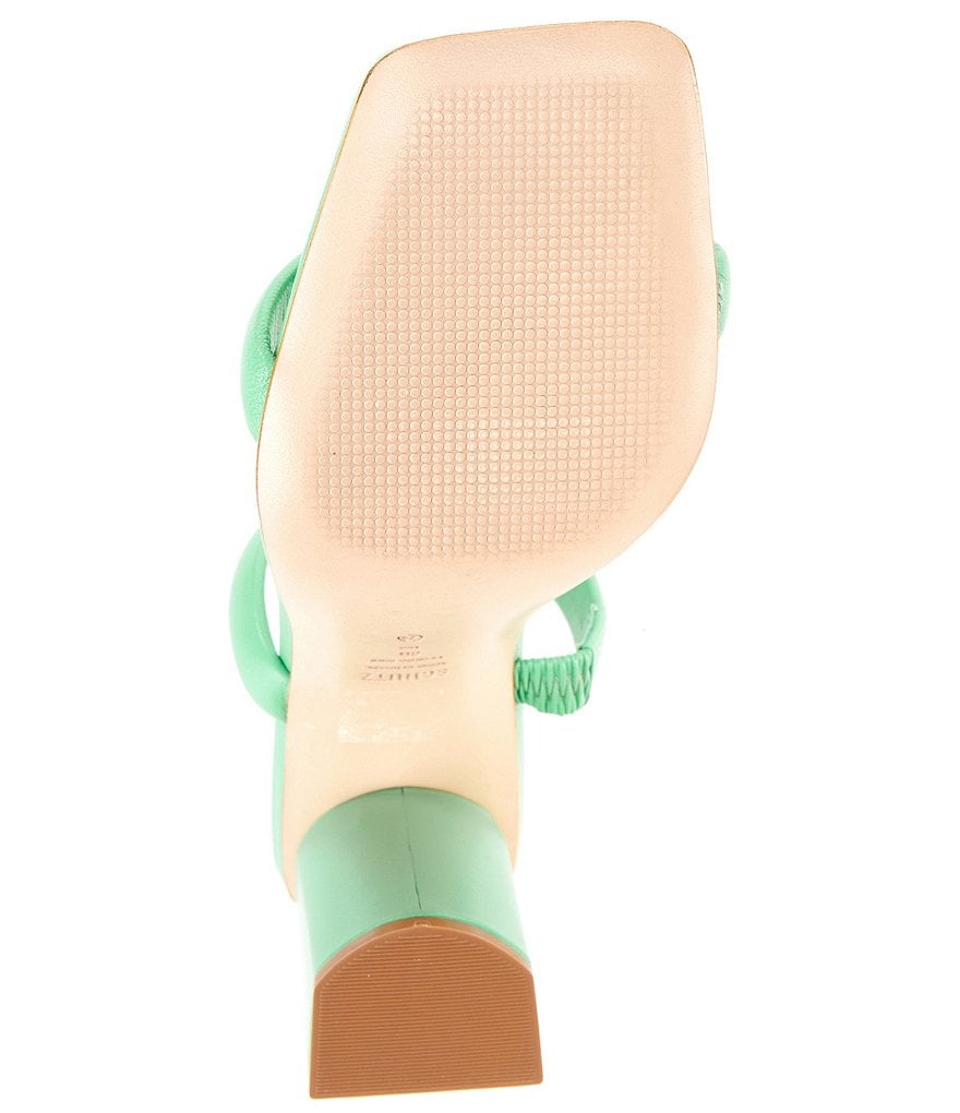 Schutz Ully Leather Slip-On Sandals