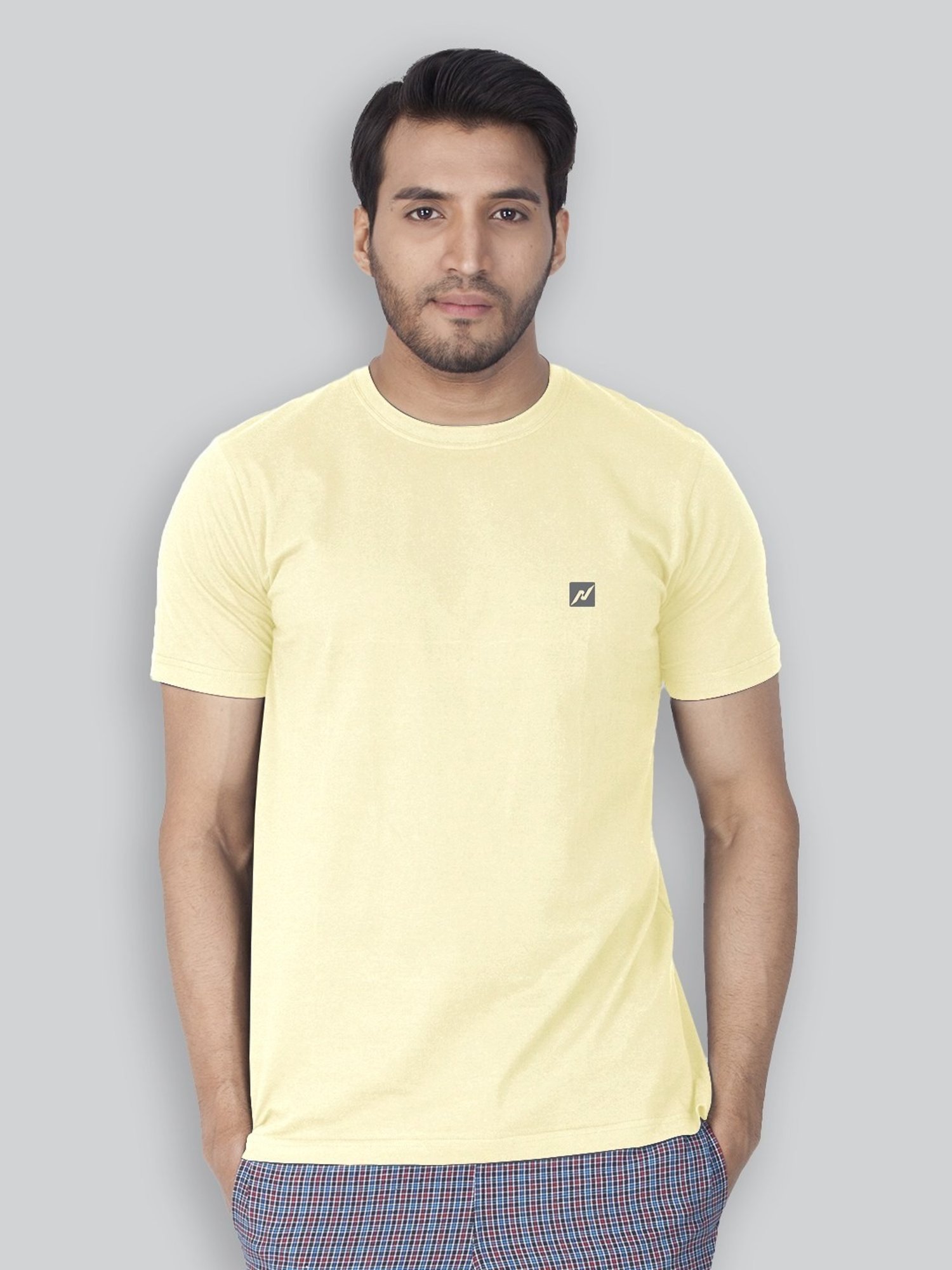 Lux Nitro Orange & Yellow Regular Fit T-Shirt Pack of - 2
