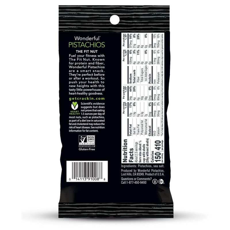 Wonderful Pistachios Roasted & Salted- 5oz