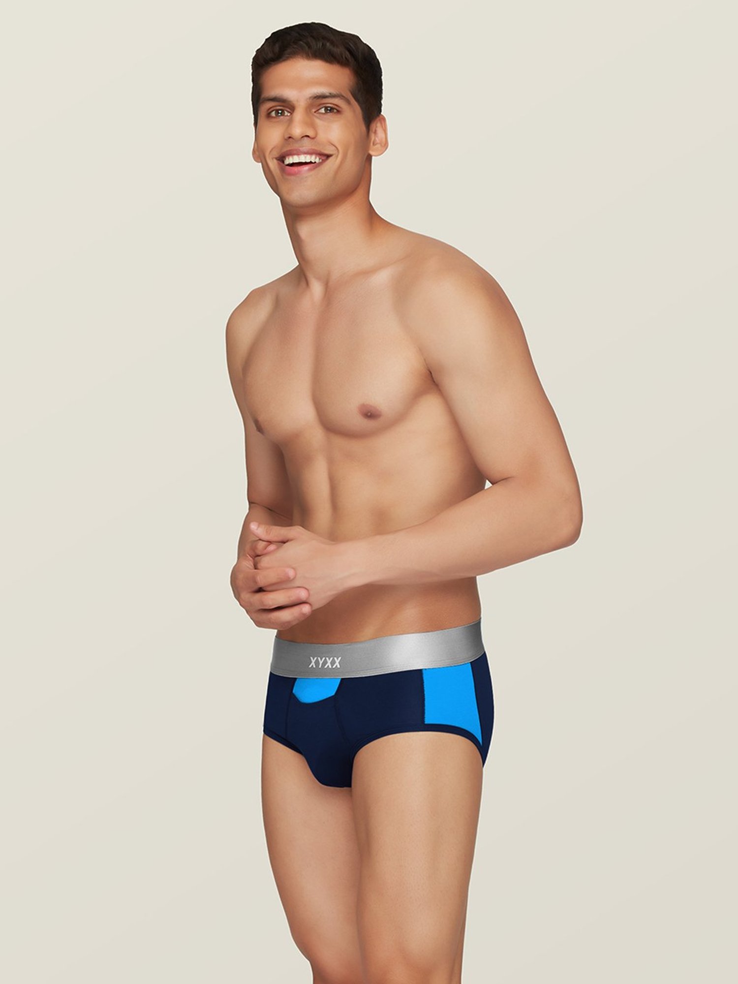 XYXX Multicolor Micro Modal Briefs - Pack of 3