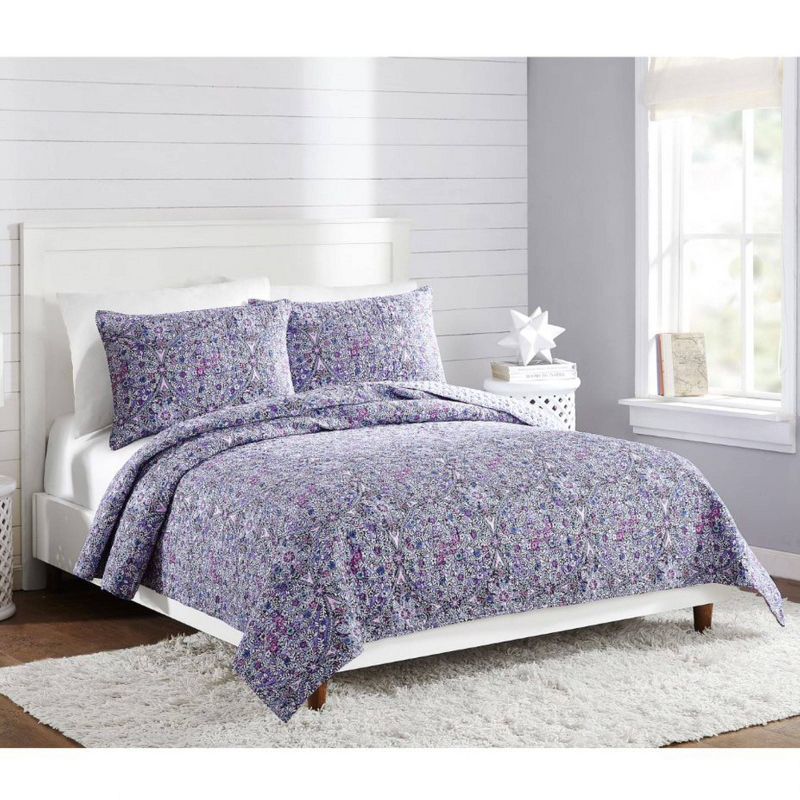 King Kaleidoscope Pillow Sham Purple - Vera Bradley