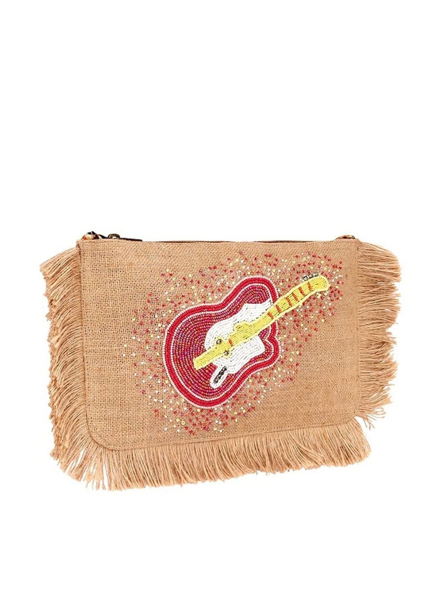Spice Art Beige Clutch