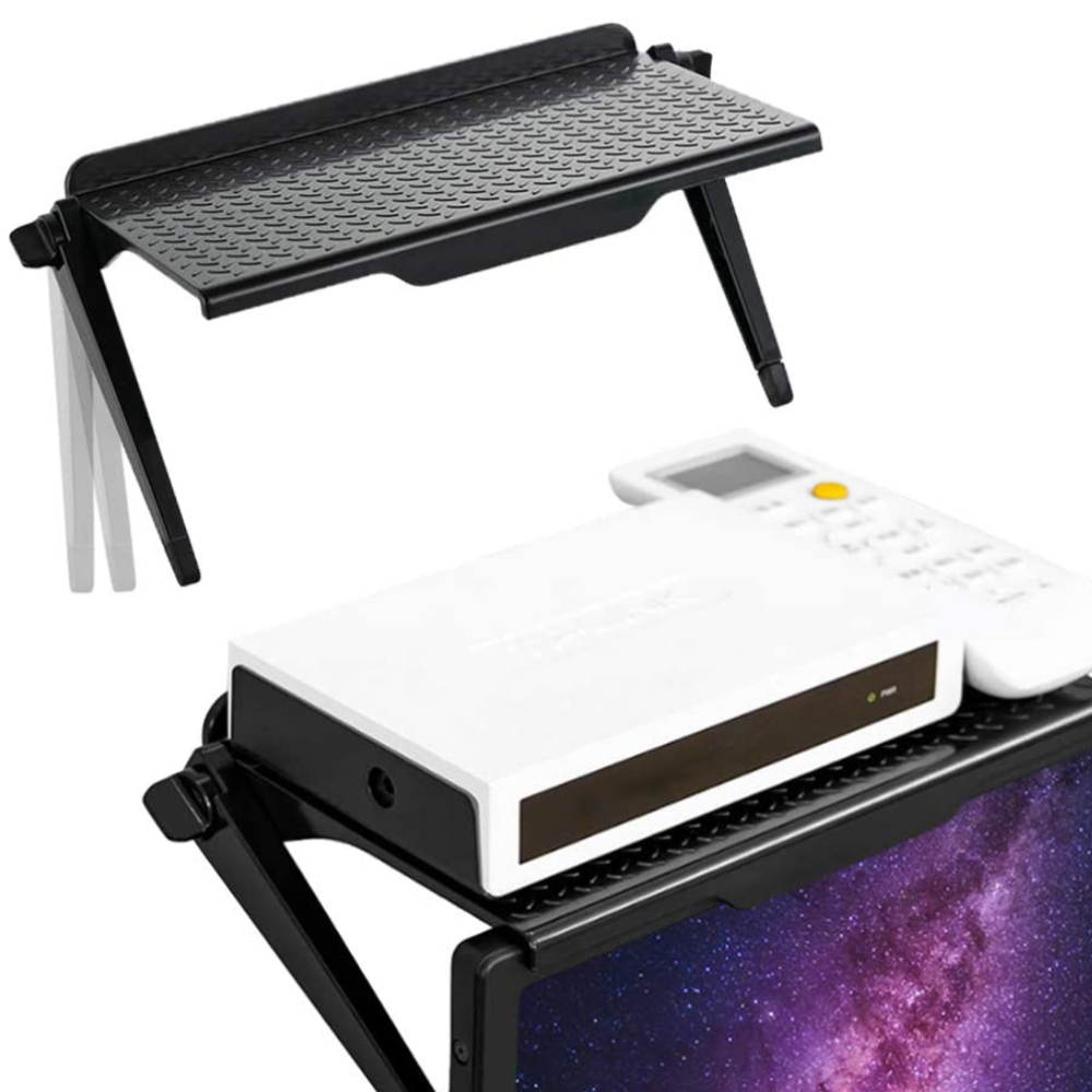 TV Screen Top Shelf Monitor Mount Organizer for Computer Monitor/Flat Screen TV (8.46 inch)
