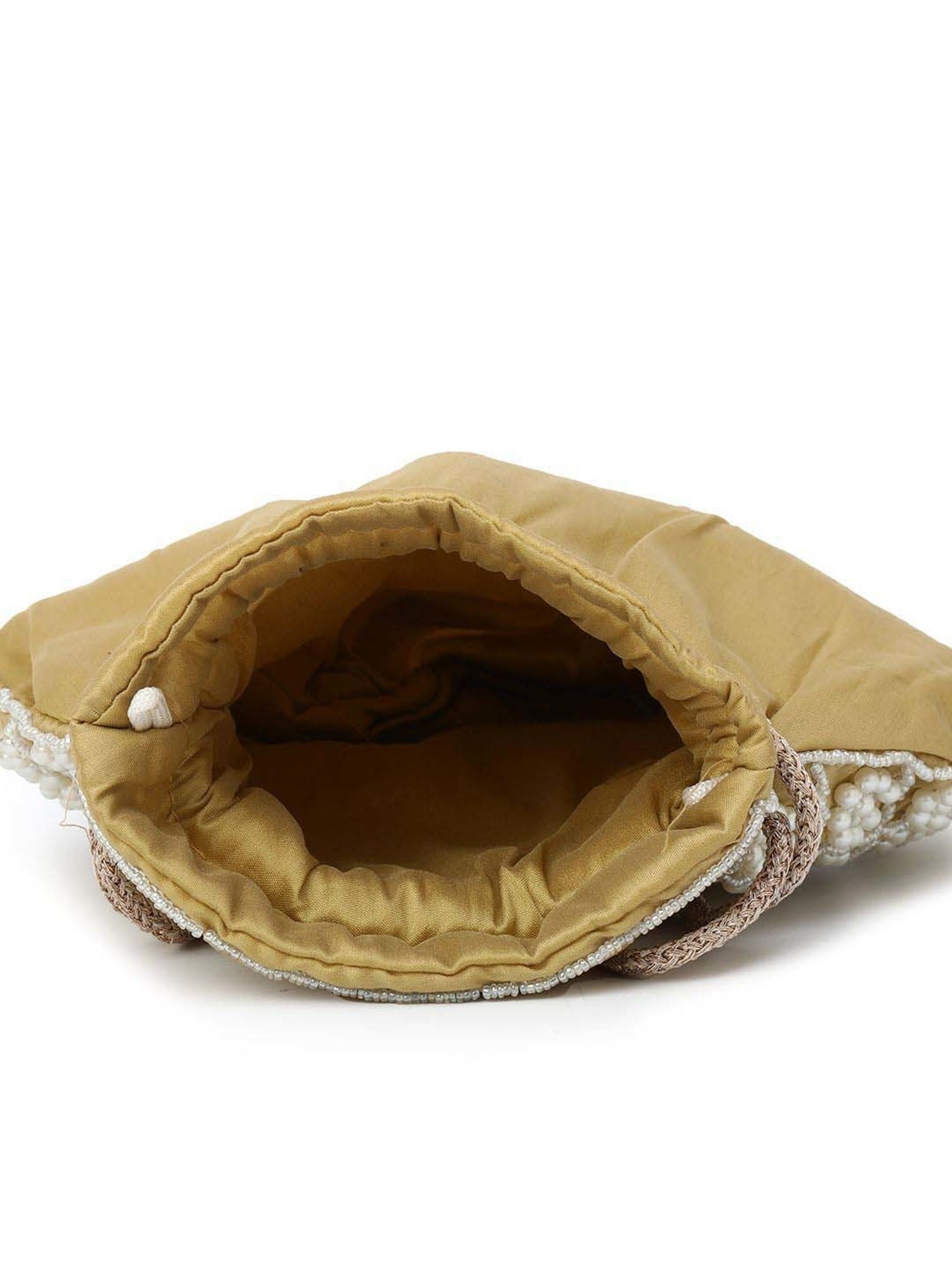 Gaurapakhi Golden Embellished Potli