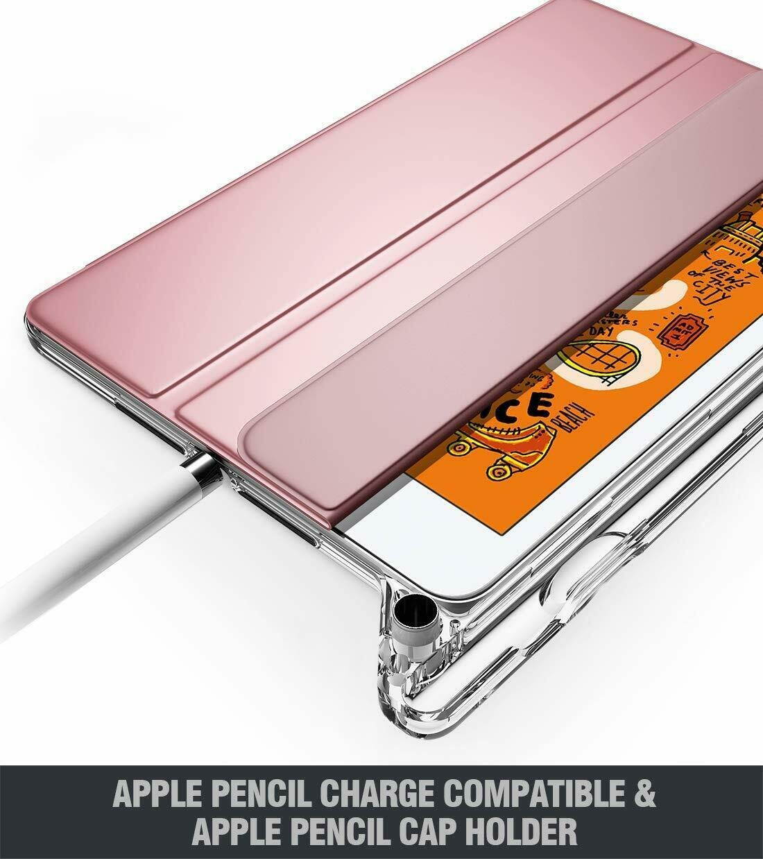 [20 Pieces] For iPad Mini 5 2019 Tablet Cover w/Sleep-Wake Feature Rose Gold