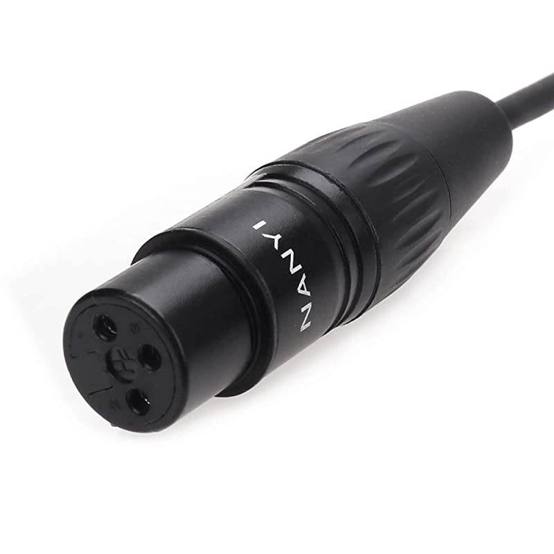 XLR Splitter Cable  Microphone Cable XLR to XLR Patch Cables 3Pin XLR Female to Dual XLR Male Y Cable Adaptor mic Cable DMX Cable Patch Cords with OxygenFree Copper 16Feet