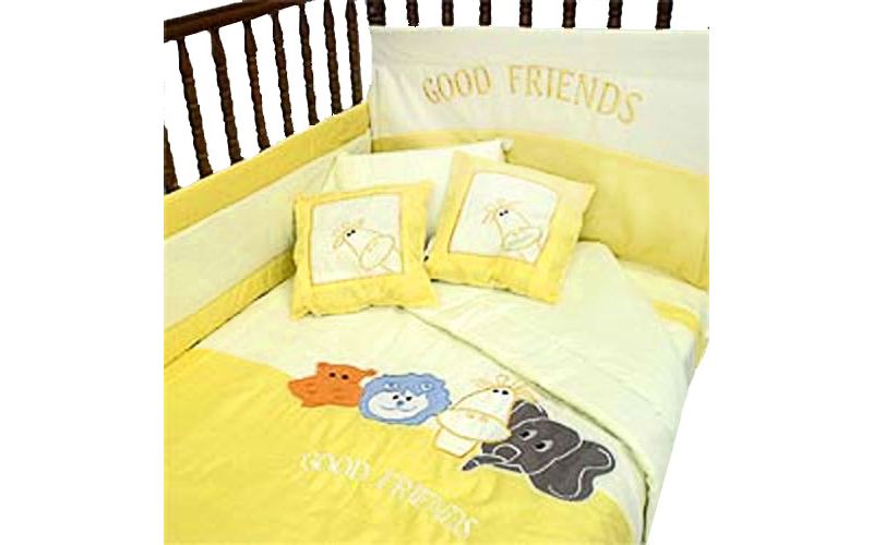 Animals Good Friends Toddler Bedding Crib Comforter Set - Store51 LLC.
