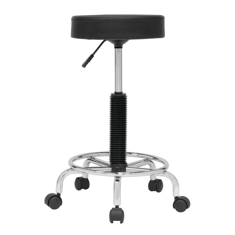 Medical Office Stool Silver/Black - studio designs