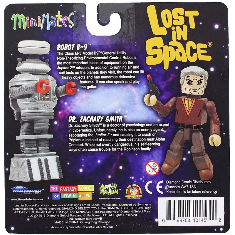 Diamond Comic Distributors, Inc. Lost in Space Dr. Smith and B9 Robot 2-Pack Minimates Figure