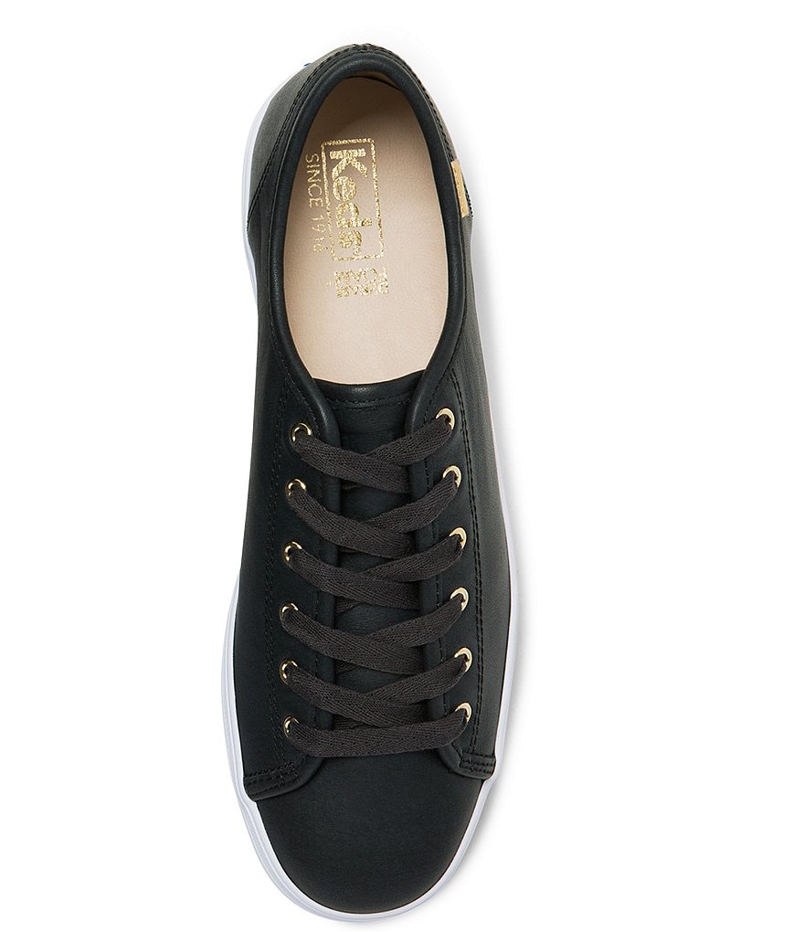 Keds Triple Kick Luxe Platform Leather Sneakers