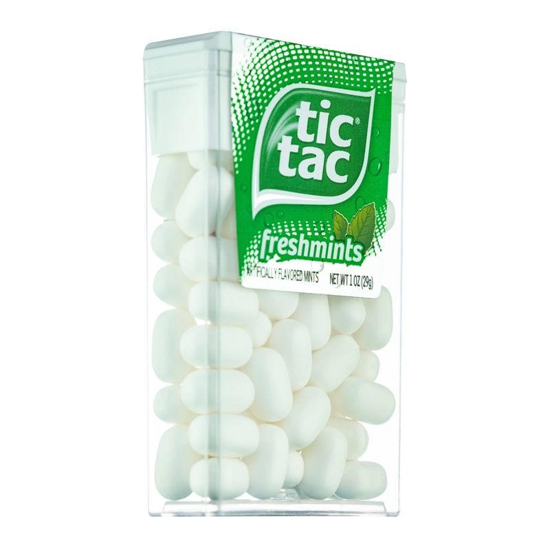 Tic Tac Fresh Breath Mint Candies, Freshmint Singles - 1oz
