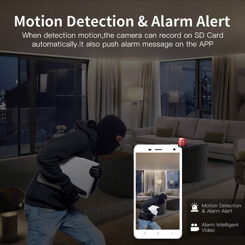 Home Security IP Camera Baby Pet WiFi Monitor Smart phones Tablets 720P Webcam US Plug