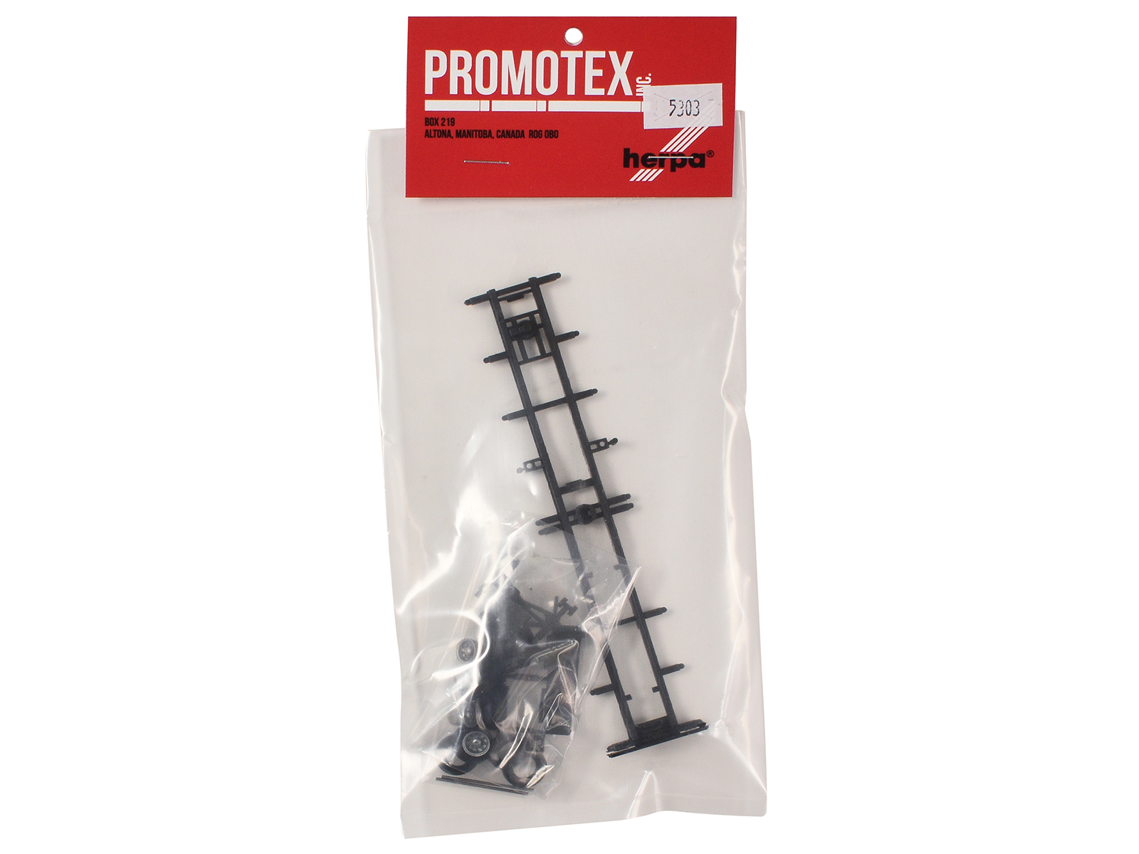 Container Chassis for 2-Axle 40ft Trailer 1/87 (HO) Plastic Model by Promotex