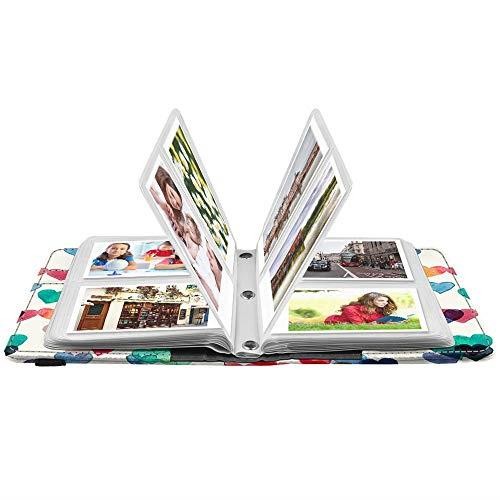Mini Photo Album for Fujifilm Instax 3Inch Film 104 Pockets Photo Album for Fujifilm Instax Mini 9 Mini 8 Mini 90 Mini 25 Mini LiPlay Mini Link Printer Polaroid Snap PIC300 Raining Hearts