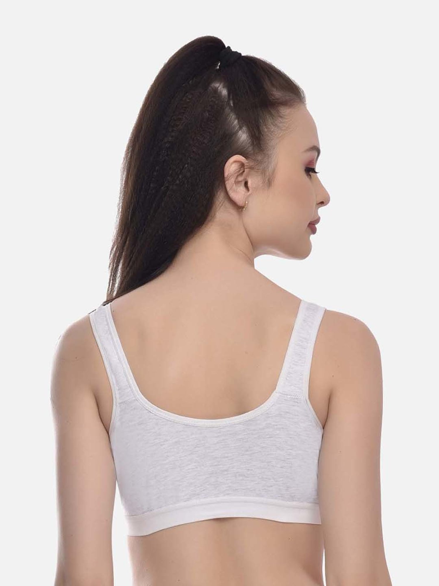 FIMS: Fashion is my Style Grey & Pink Sports Bras - Pack Of 3