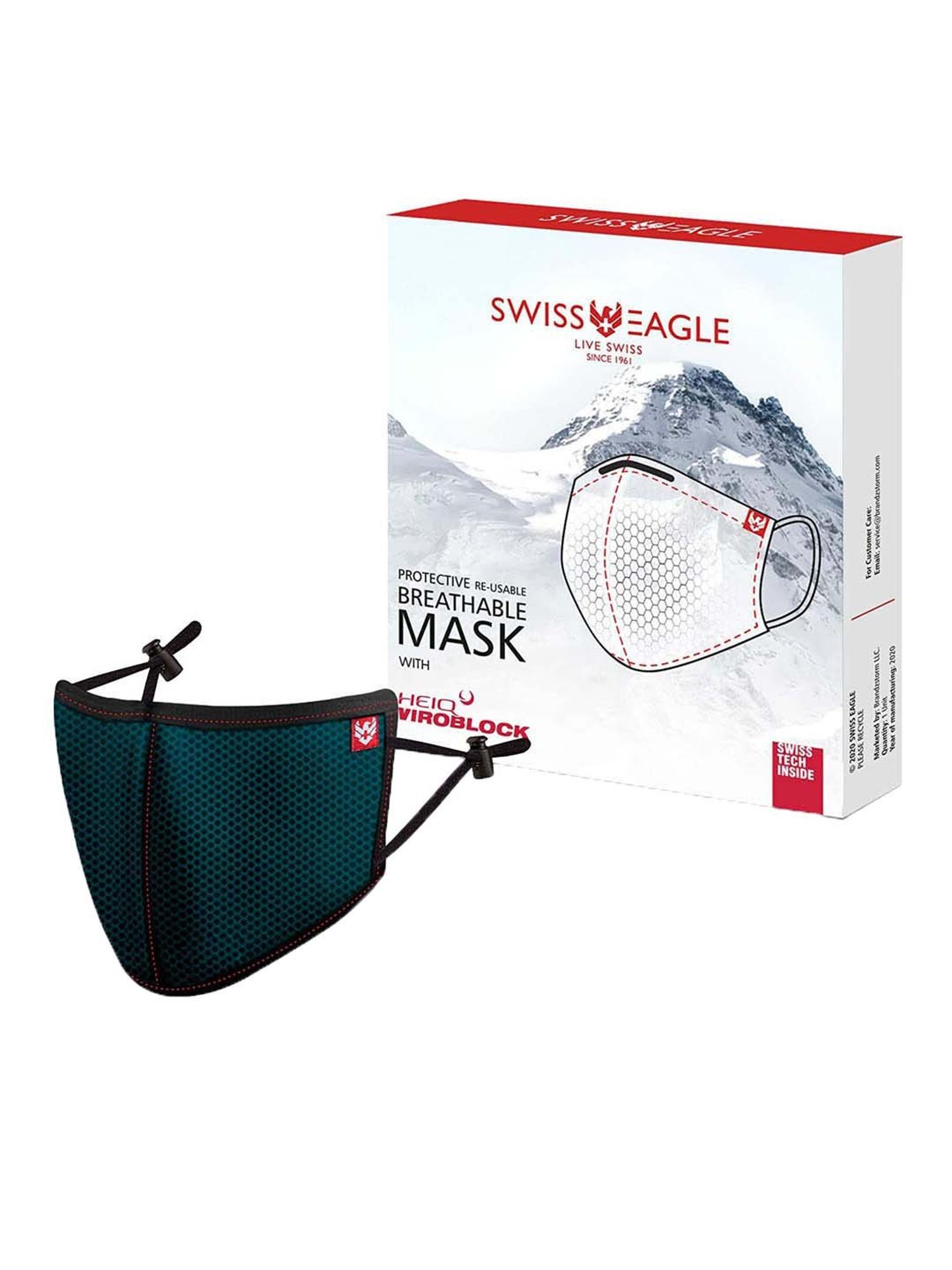 Swiss Eagle 6 Layered Reusable Face Mask