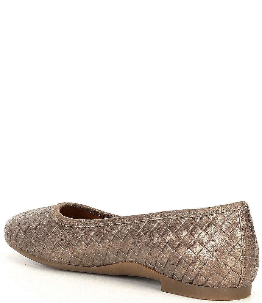 Jack Rogers Blair Pointed Toe Bow Leather Flats