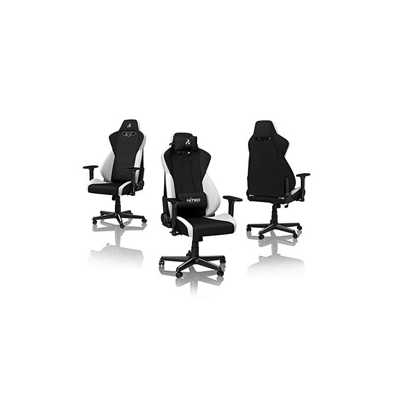 S300 Gaming Chair - Radiant White - Office Chair - Ergonomic - Cloth Cover - Up to 300 lbs Users - 90&deg; to 135&deg; Reclinable - Adjustable Height & Armrests