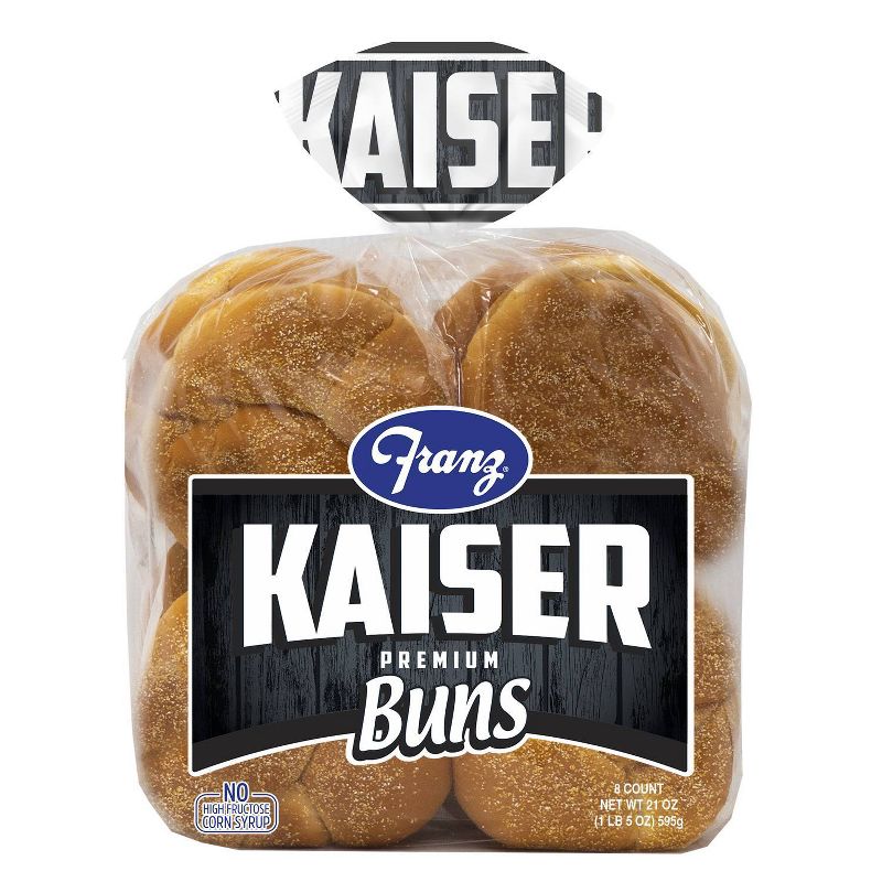 Franz Kaiser Hamburger Buns - 8pk/21oz