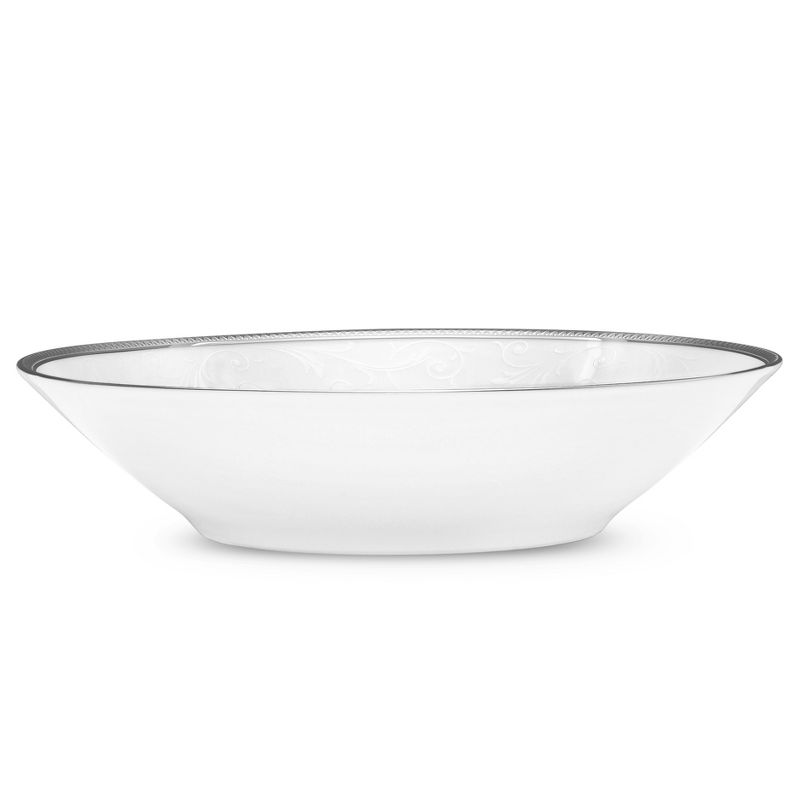 45oz Melamine and Bamboo Dinner Bowl White - Threshold™