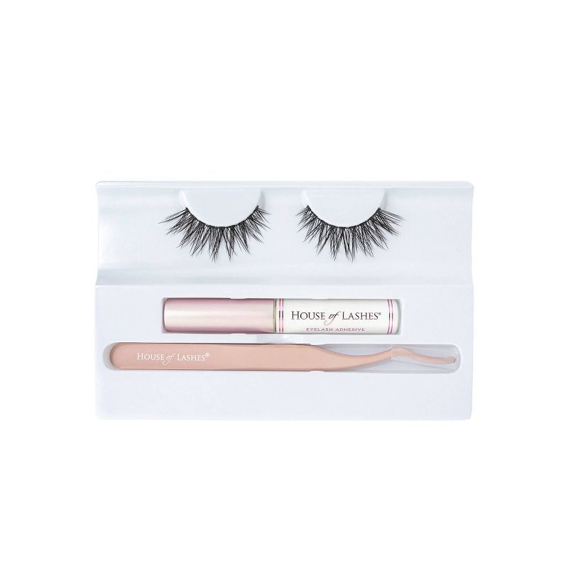 House of Lashes False Eyelashes, Glue and Applicator Tool Set - 3pc