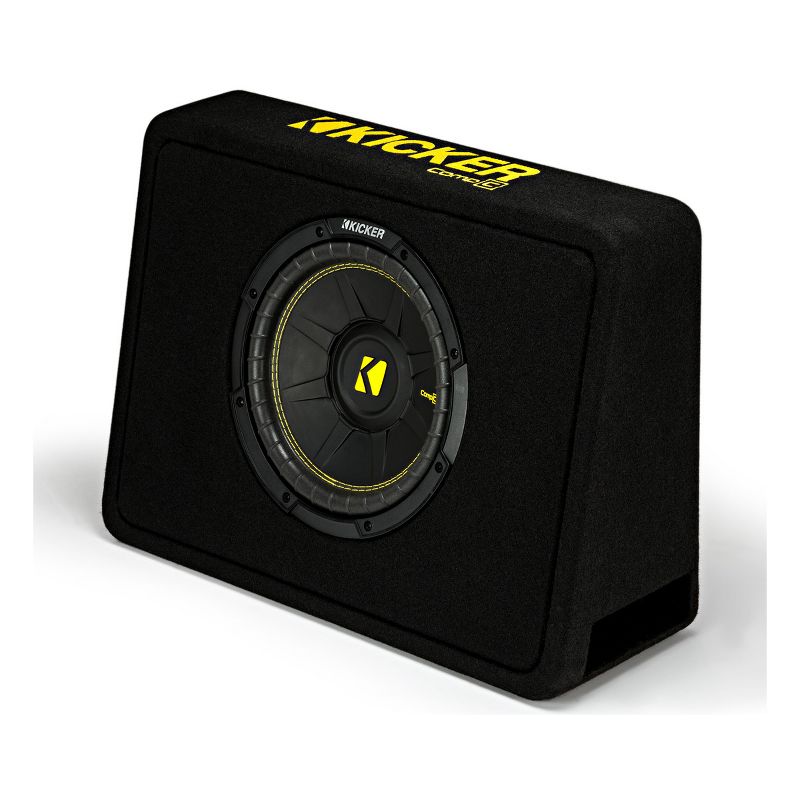 Kicker 44TCWC102 10" CompC 300-Watt 2-ohm Subwoofer in Thin-Profile Box