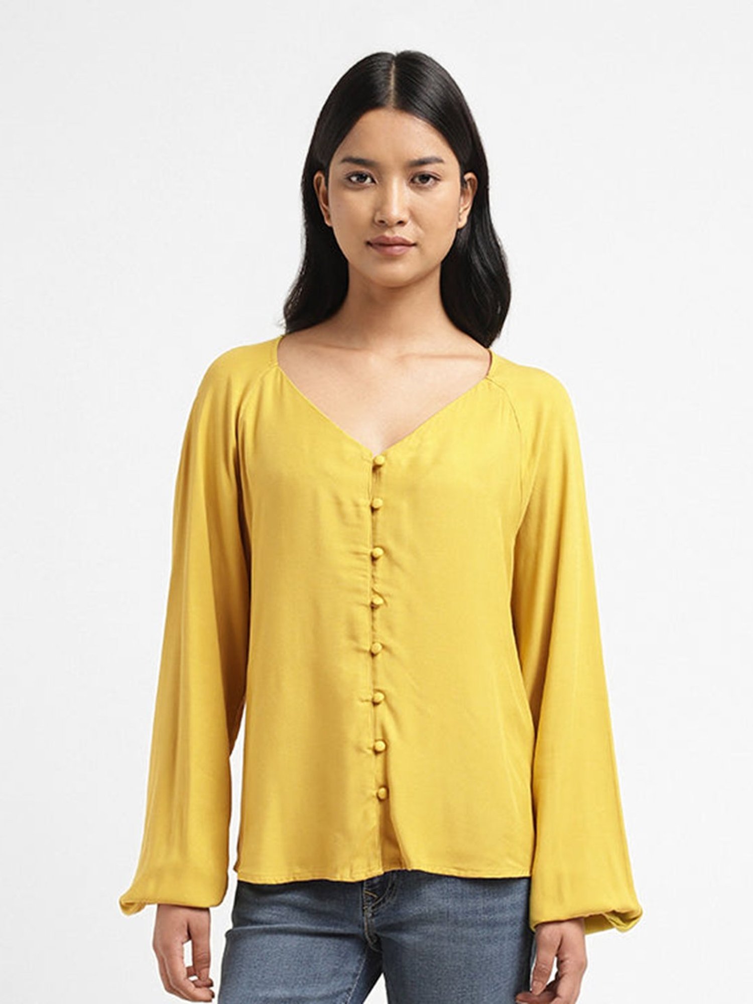 Levi's Mustard Regular Fit Top